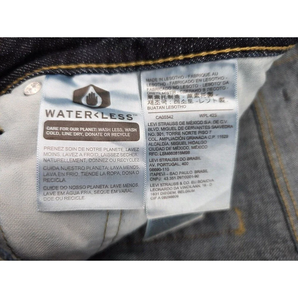 Levi’s Men’s 559 Relaxed Straight Flex Fit Blue Jeans 44x30 2 of